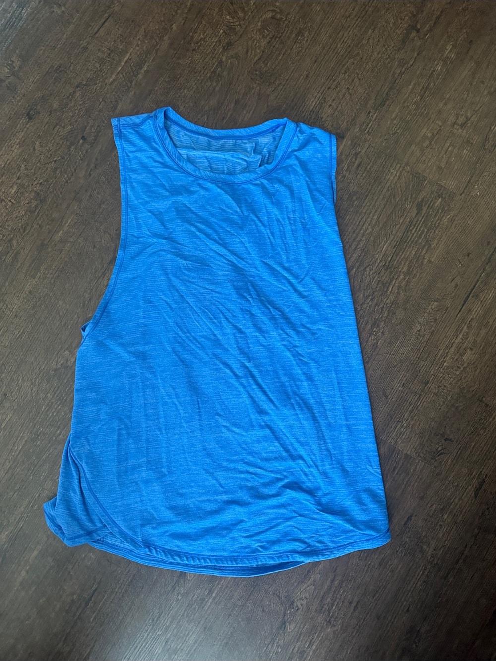 lululemon athletica Bright Blue Muscle Tank
